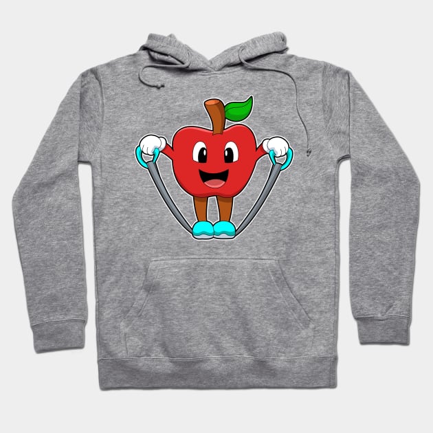 Apple at Fitness with Rope Hoodie by Markus Schnabel